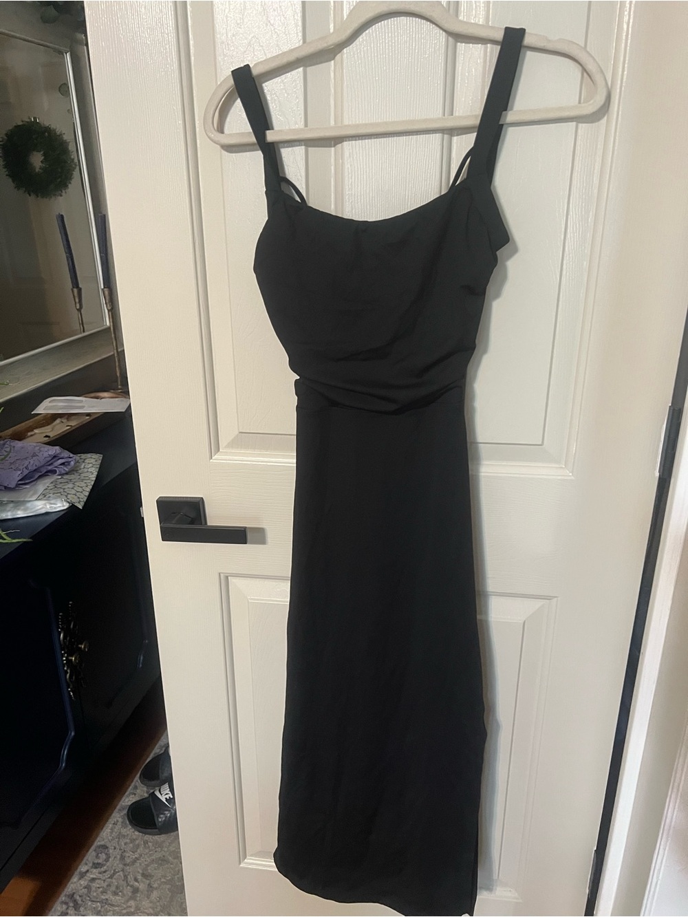 HALARA Black Sleeveless Dress with Square Neck - Picture 4 of 10